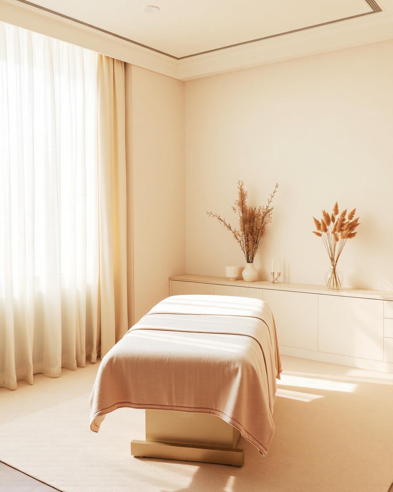 The serene SilkSkin treatment room